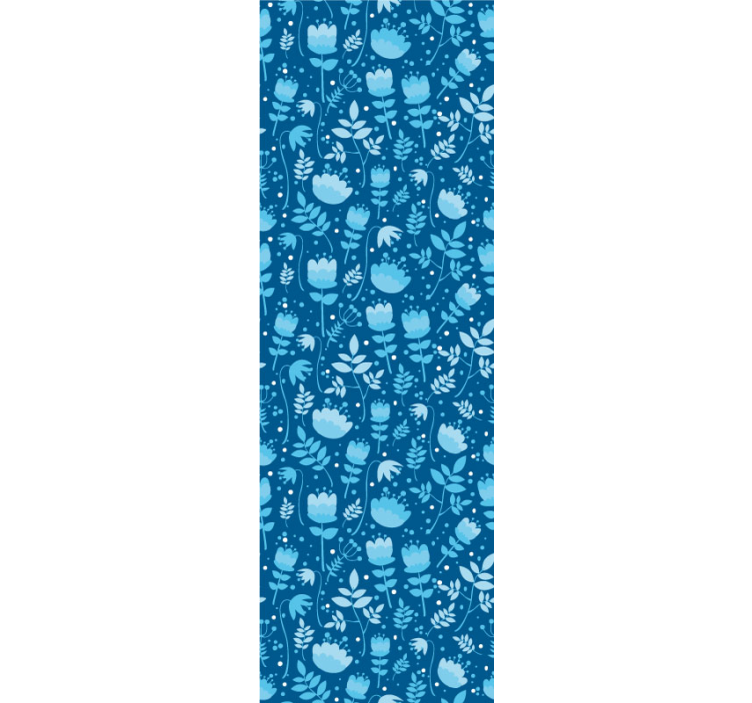 çiçek desenli tasarım çiçek süs duvar kağıdı - TenStickers