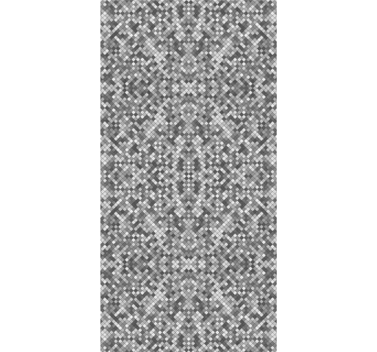 Gri dikdörtgen kiremit duvar kağıdı - TenStickers