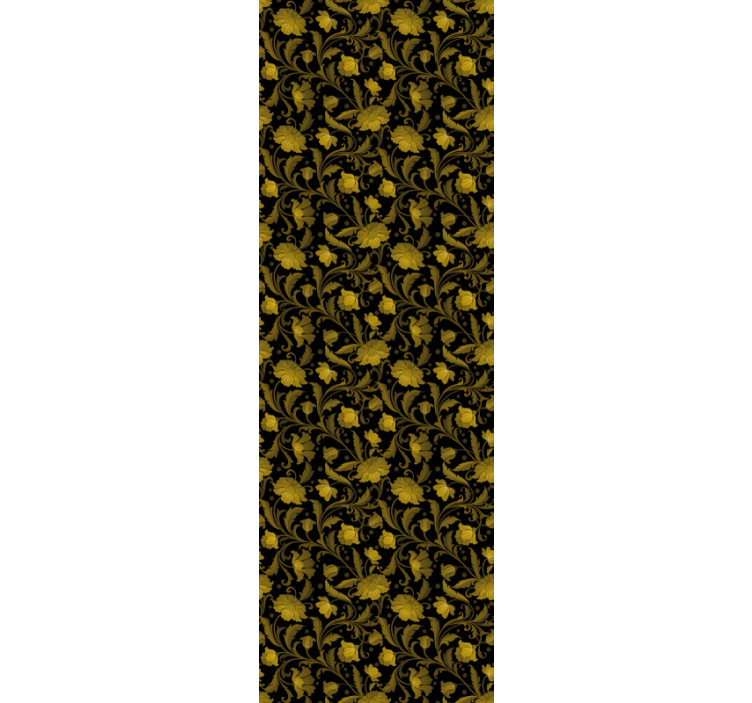 Dekoratif çiçekler çiçek süs duvar kağıdı - TenStickers