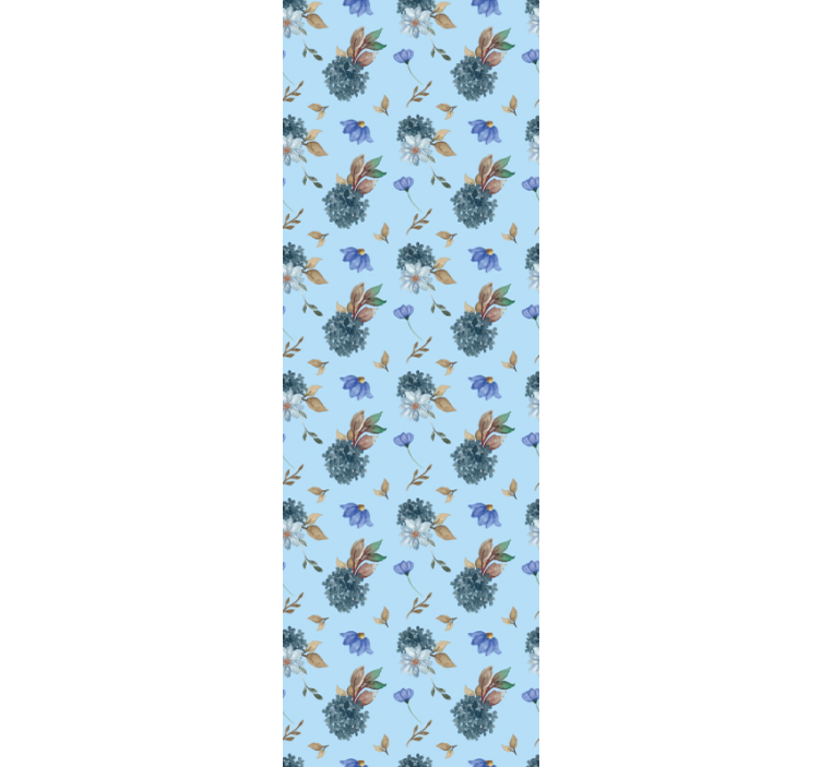 çiçek desenli tasarım çiçek desenli duvar kağıdı - TenStickers