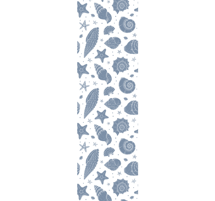 Deniz kabuğu motifi doğa duvar kağıdı - TenStickers
