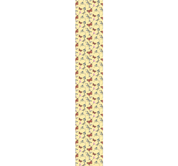 Arka arkaya çiçek duvar kağıdı - TenStickers