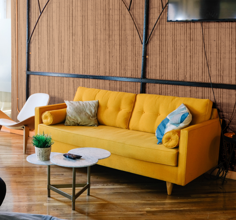 Duvar kağıdı vintage dikey şeritler - TenStickers