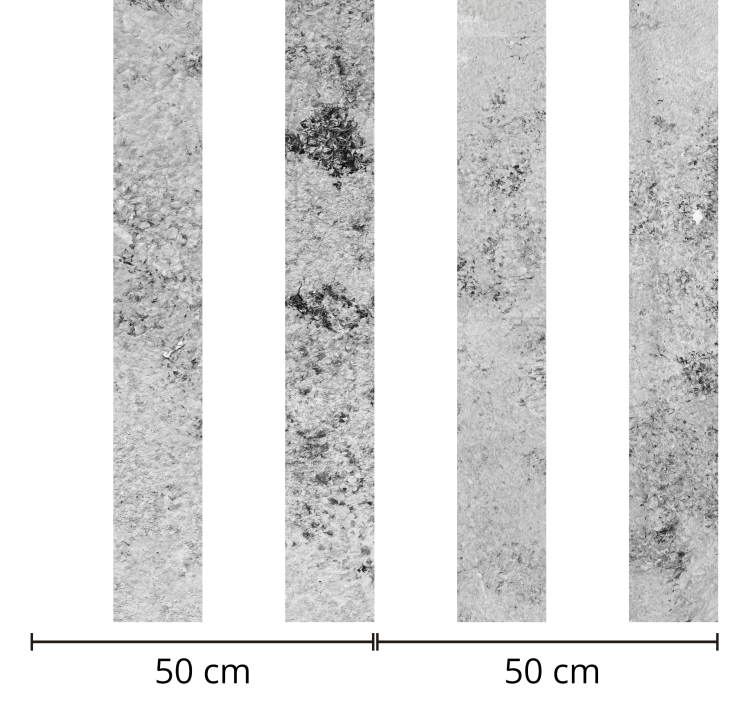 Gri şerit beton dokulu duvar kağıdı - TenStickers