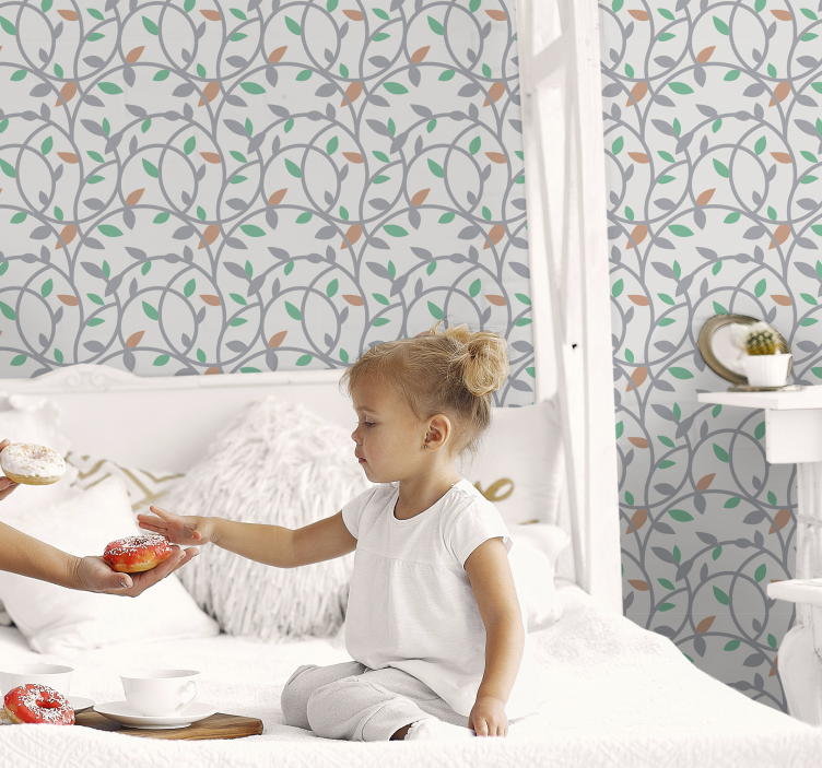 çocuklar duvar kağıdı güzel dalları - TenStickers