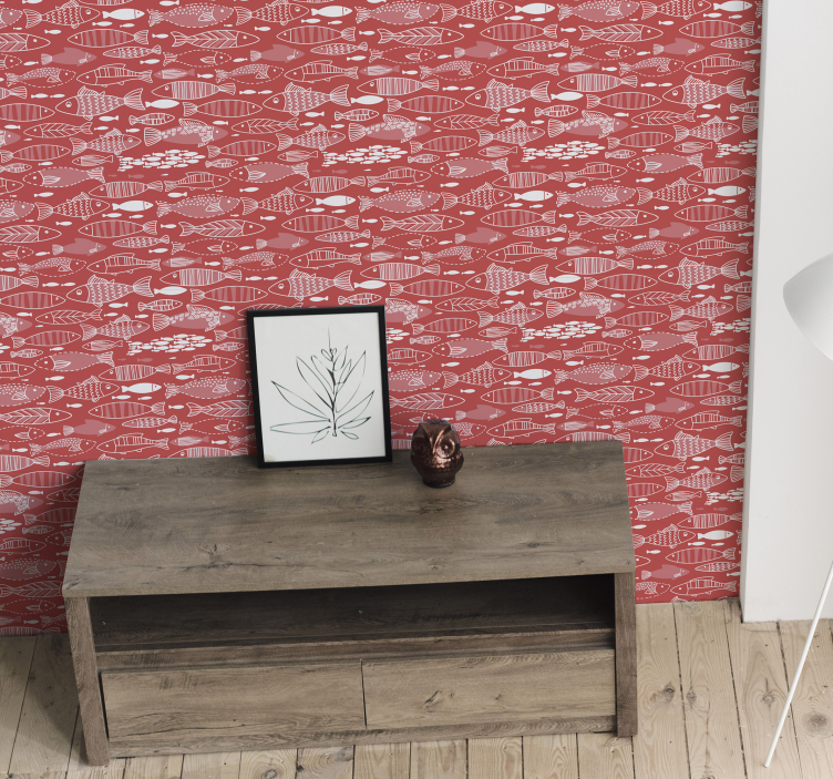 Deniz hayvan altında birçok balık duvar kağıdı - TenStickers