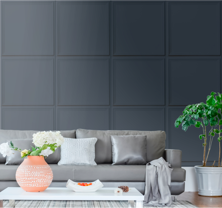 Klasik ahşap lambri etkisi mutfak duvar kağıdı - TenStickers