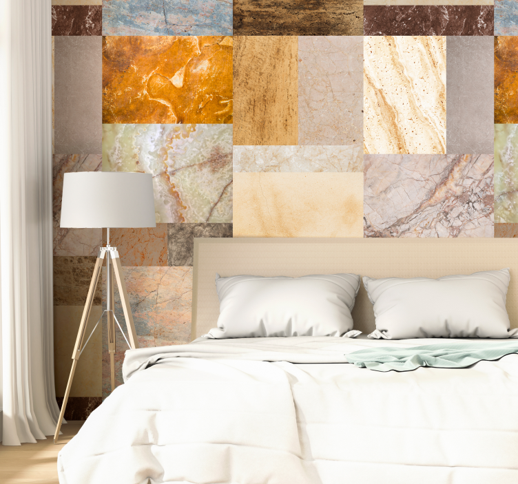 Mermer dokulu duvar kağıdı şıklığı - TenStickers