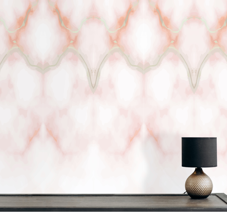 Organik soyut şekiller soyut duvar kağıdı - TenStickers