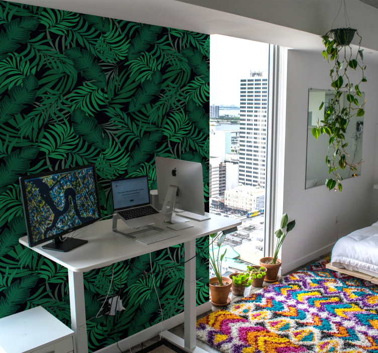 Ormanda orman duvar kağıdı tuşları - TenStickers