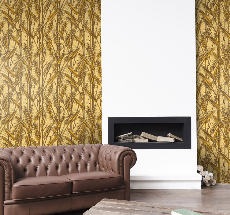 Buğday standardı doğa duvar kağıdı - TenStickers