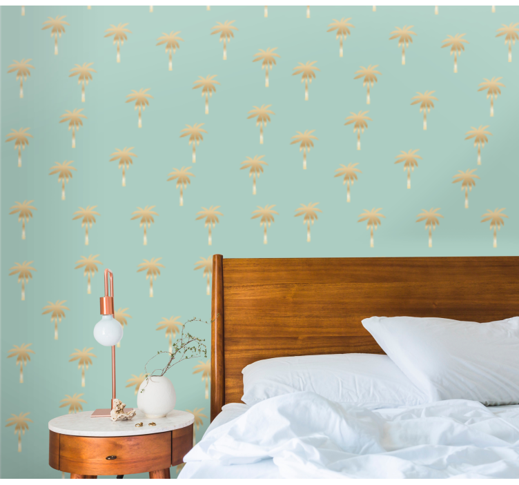 Yağmurlu bulutlar deseni doğa duvar kağıdı - TenStickers